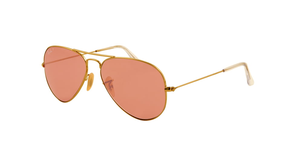 Ray-Ban Aviator Large Metal Sunglasses RB3025 001/15-58 - Arista Frame, cristal polar pink Lenses