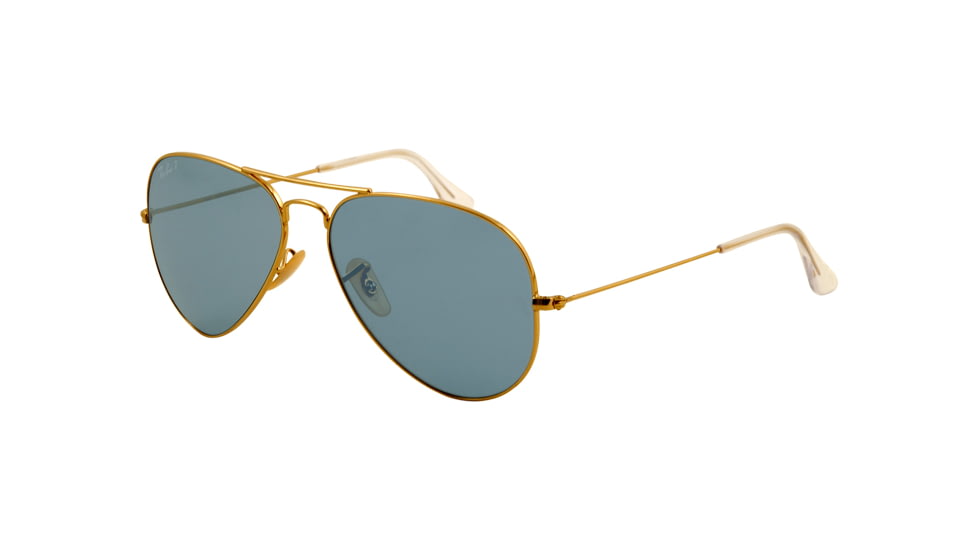 Ray-Ban Aviator Large Metal Sunglasses RB3025 001/3R-58 - Arista Frame, crystal polar sky blue Lenses