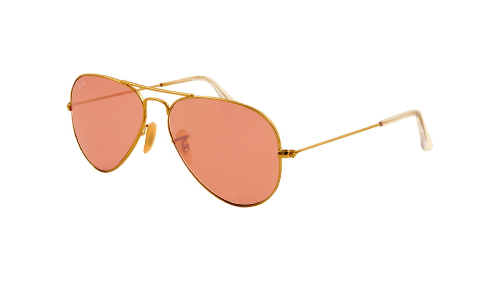 Ray-Ban Aviator Large Metal Sunglasses RB3025 001/4B-62 - Arista Frame, crystal pink Lenses