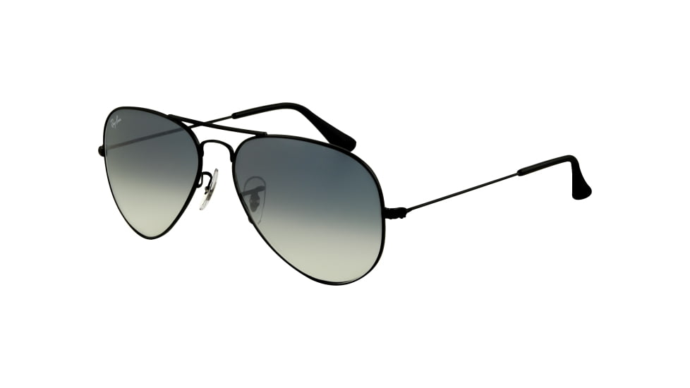 Ray-Ban Aviator Large Metal Sunglasses RB3025 002/3F-5814 - Black Crystal Gradient Light Blue