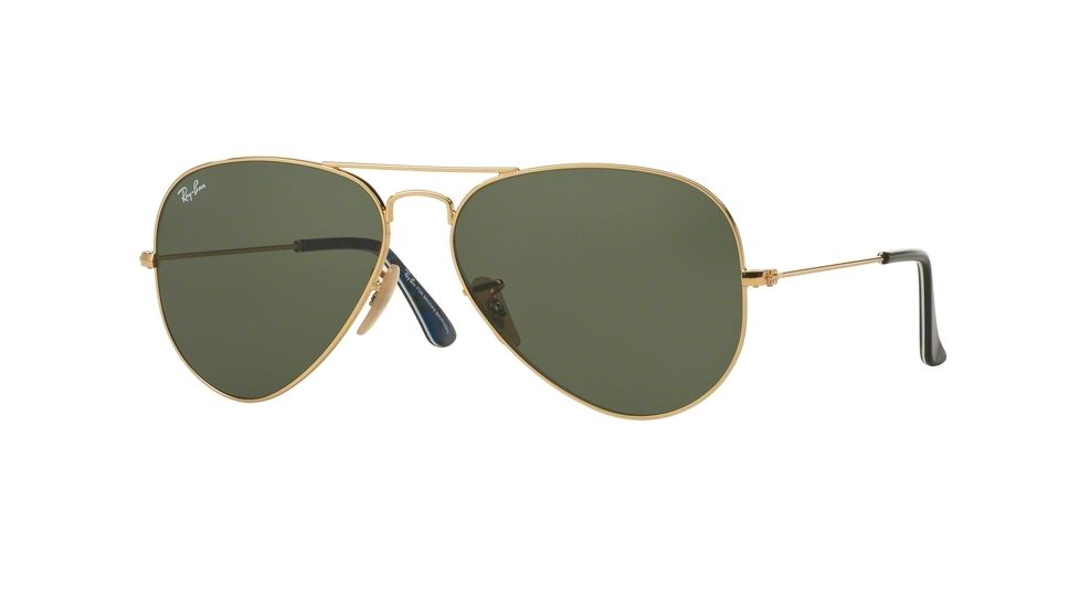 Ray-Ban Aviator Large Metal Sunglasses RB3025 179-58 - , Green Lenses