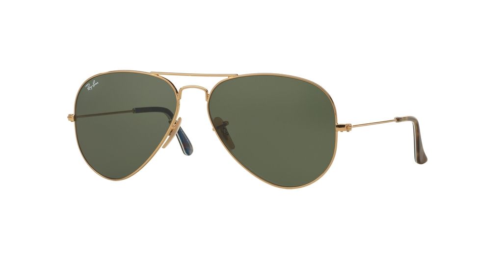 Ray-Ban Aviator Large Metal Sunglasses RB3025 180-58 - , Green Lenses