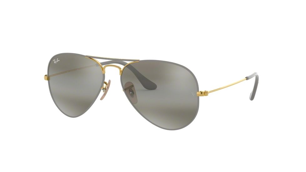Ray-Ban Aviator Large Metal Sunglasses RB3025 9154AH-58 - , Grey Bi-mirror Grey Lenses