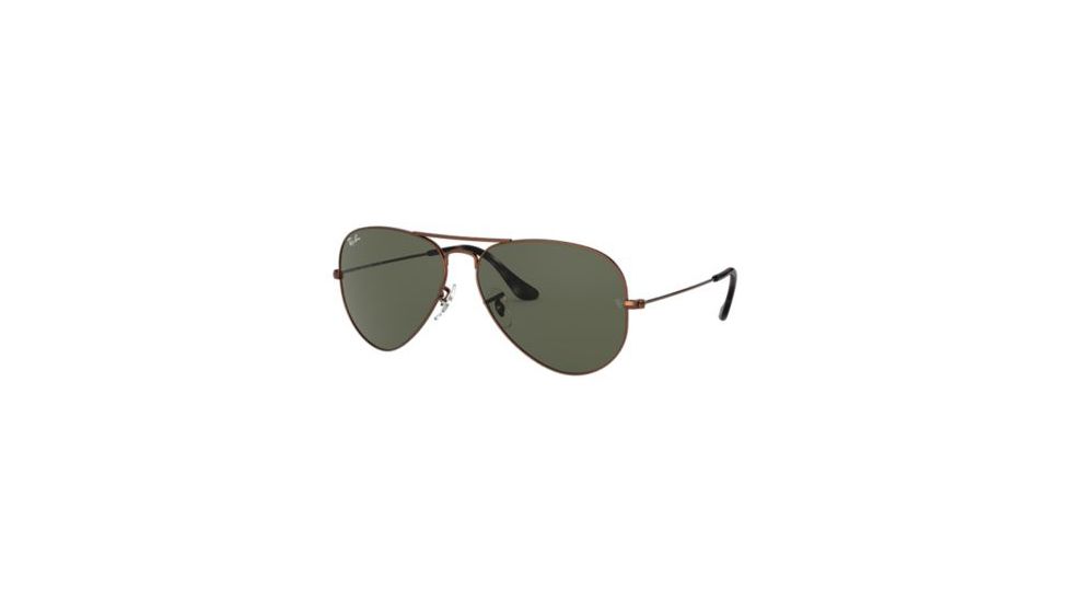 Ray-Ban Aviator Large Metal Sunglasses RB3025 918931-62 - , Green Lenses