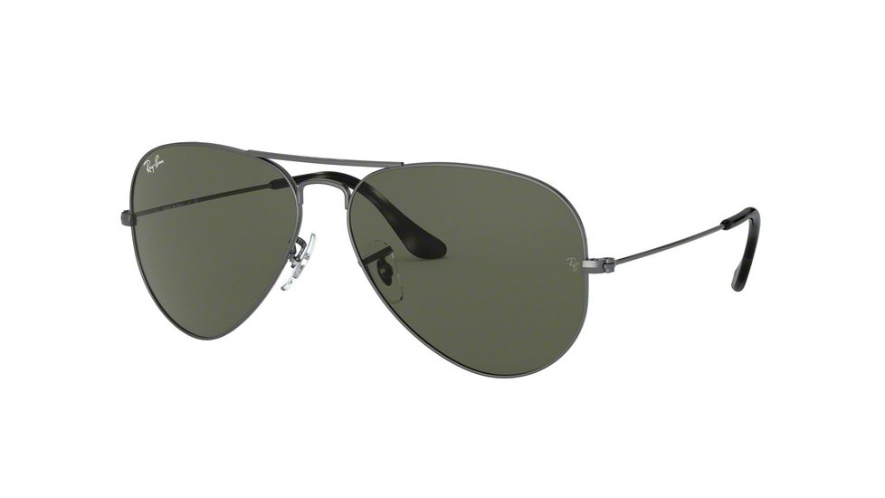 Ray-Ban Aviator Large Metal Sunglasses RB3025 919031-62 - , Green Lenses