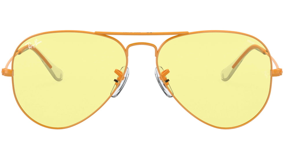 Ray-Ban Aviator Large Metal Sunglasses RB3025 9220T4-62 - , photo evolve yellow/light red Lenses