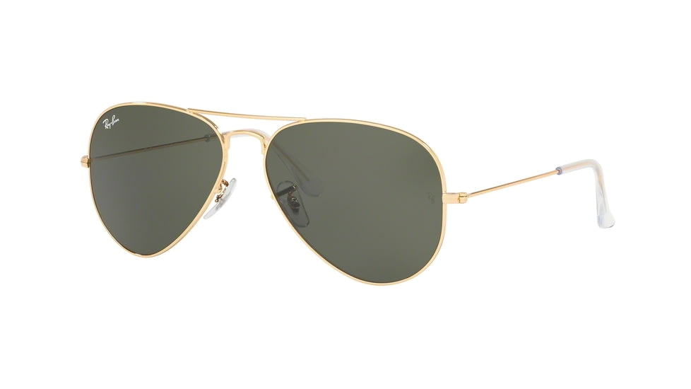 Ray-Ban Aviator Large Metal Sunglasses RB3025 W3383-58 - , Green Lenses