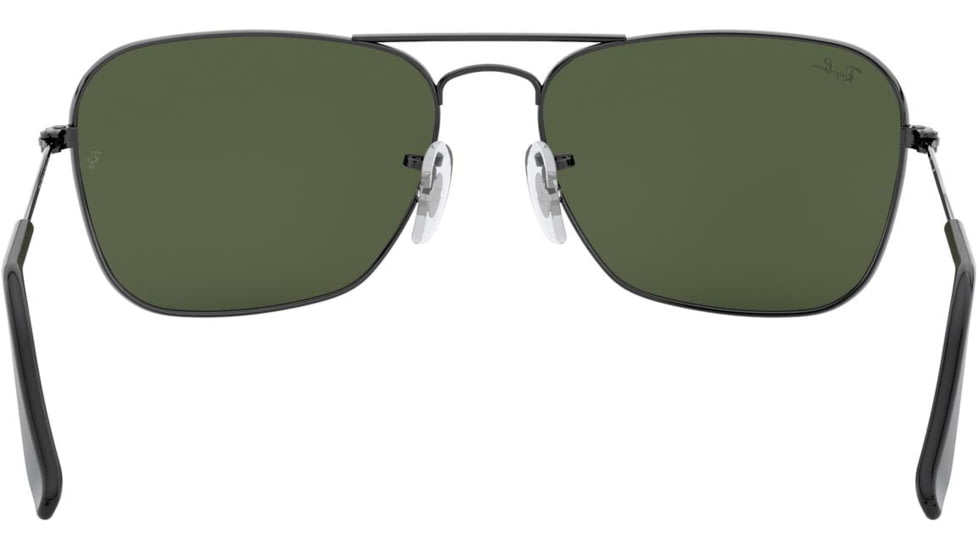 Ray-Ban Caravan Sunglasses RB3136 004-5515 - Gunmetal Frame / Crystal Green 55 mm Lenses