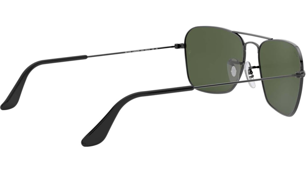 Ray-Ban Caravan Sunglasses RB3136 004-5815 - Gunmetal Crystal Green