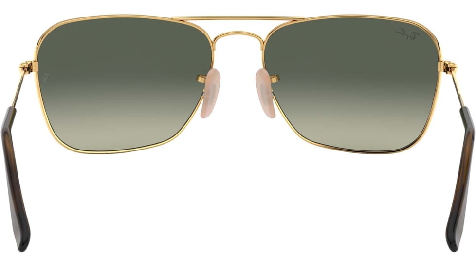 Ray-Ban Caravan Sunglasses RB3136 181/71-58 - Gold Frame, Light Grey Gradient Dark Grey Lenses