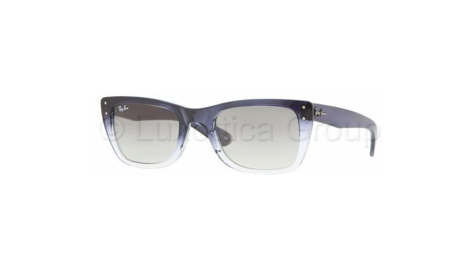 Ray-Ban Caribbean Sunglasses RB4148 822/32-5222 - Blue Gradient Transparent Crystal Gray Gradient