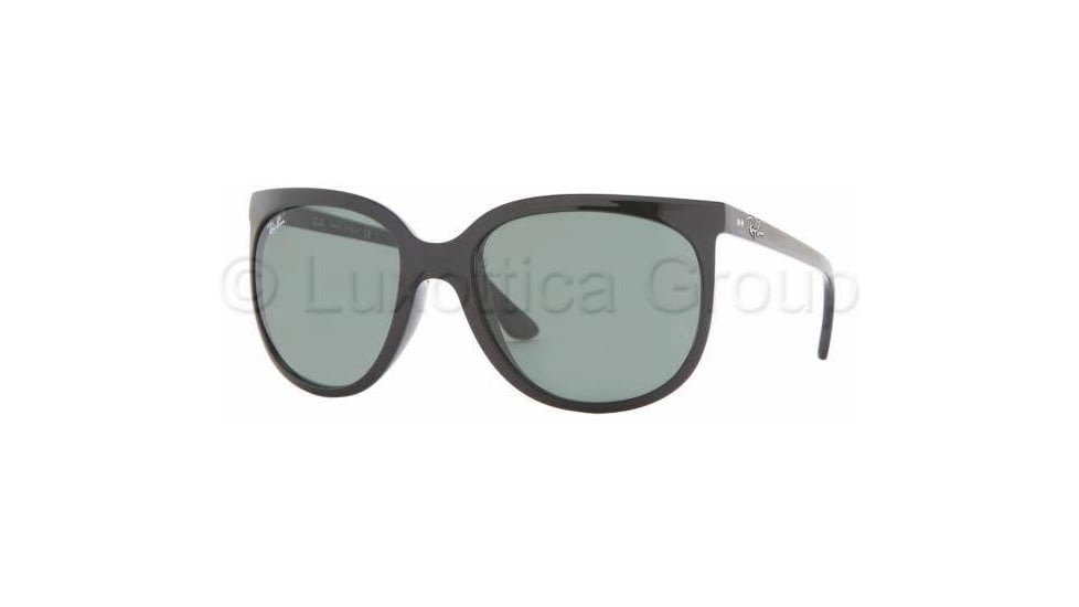 Ray-Ban Cats 1000 Sunglasses RB4126 601-5719 - Black Crystal Green