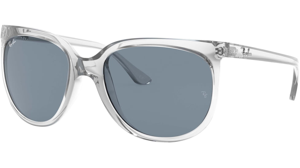 Ray-Ban Cats 1000 RB4126 Sunglasses, Transparent, 57, RB4126-632562-57