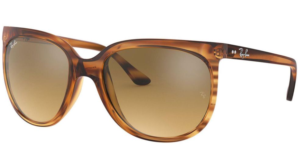 Ray-Ban Cats 1000 Sunglasses RB4126 820/3K-57 - , Brown Mirror Gradient Gray Lenses