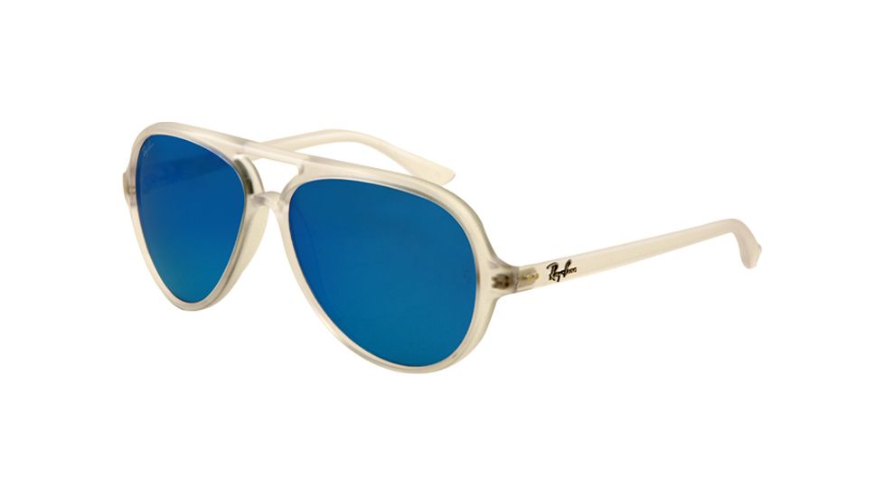 Ray-Ban RB4125 Prescription Sunglasses RB4125-646-17-5913 - Lens Diameter 59 mm, Frame Color Matte Transparent