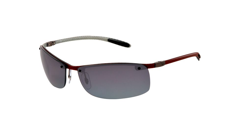 Ray-Ban Cl Carbon Lite Sunglasses RB8305 142/T3-63 - Light Carbon Frame, grey gradient polar Lenses