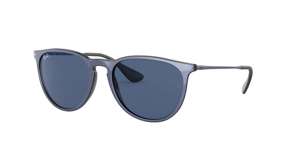 Ray-Ban Erika F RB4171F Single Vision Prescription Sunglasses, 54mm, RB4171F-647180-54-SV