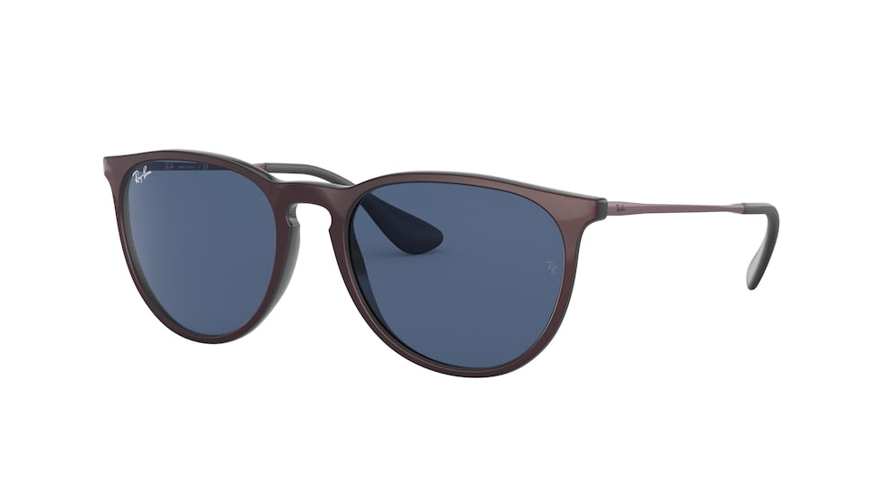 Ray-Ban Erika F RB4171F Single Vision Prescription Sunglasses, 54mm, RB4171F-647380-54-SV