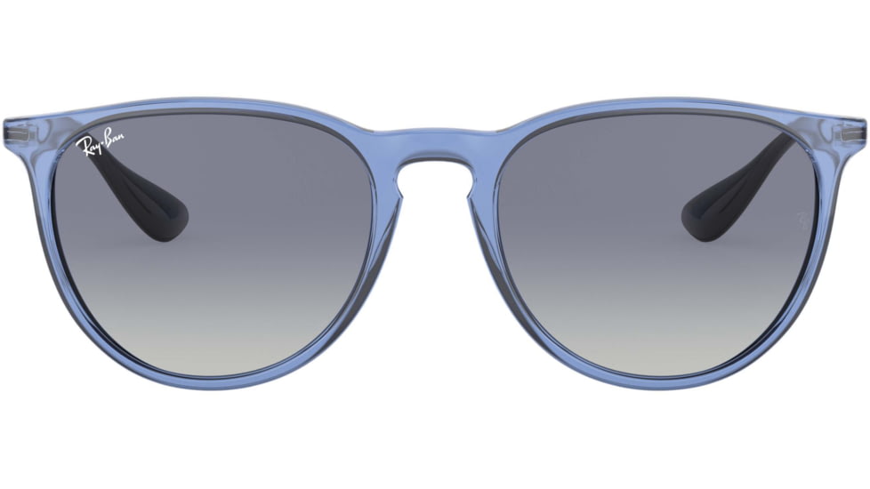 Ray-Ban Erika F RB4171F Sunglasses 65154L-57 - , Light Grey Gradient Dark Blue Lenses