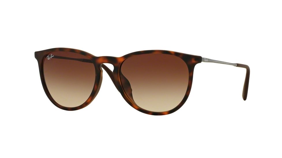 Ray-Ban ERIKA F RB4171F Sunglasses 865/13-57 - Avana Gommato Frame, Brown Gradient Lenses