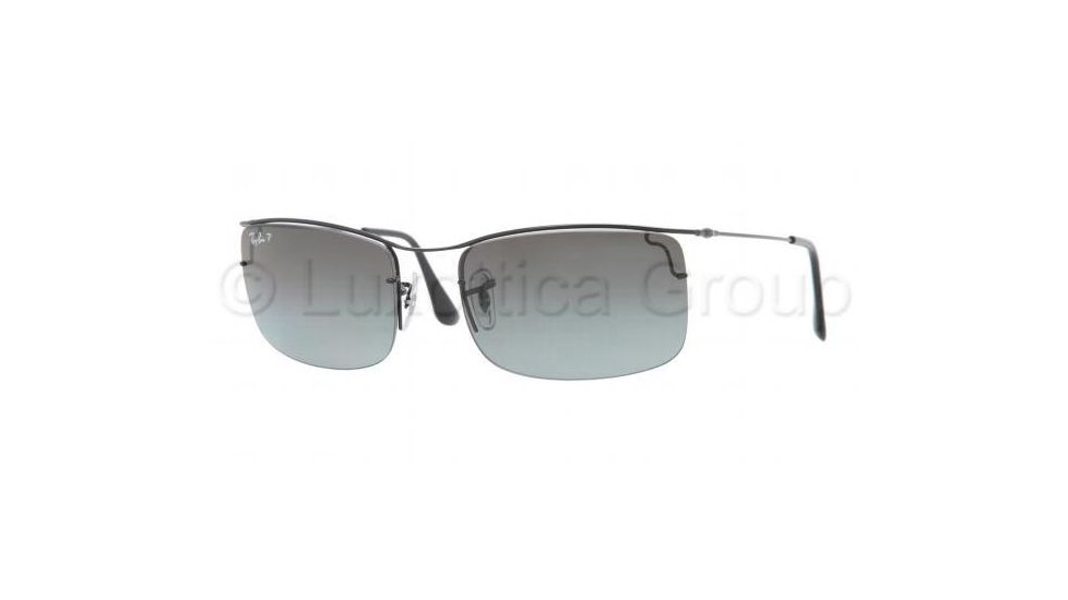Ray-Ban FLIP OUT RB3499 Single Vision Prescription Sunglasses RB3499-002-T3-58 - Lens Diameter 58 mm, Lens Diameter 58 mm, Frame Color Black