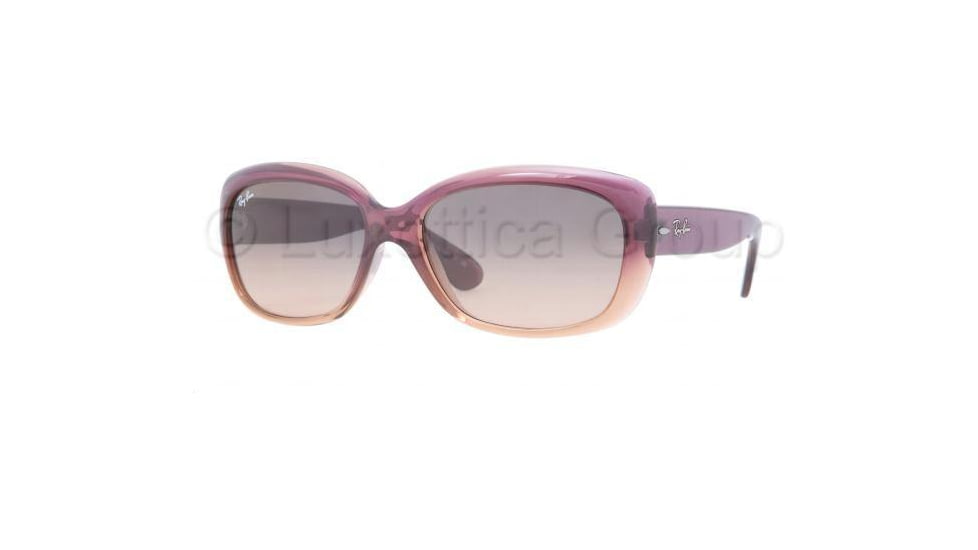 Ray-Ban Jackie OHH Sunglasses RB4101 861/N1-5817 - Gradient Shine Violet Crystal Gray Gradient Pink