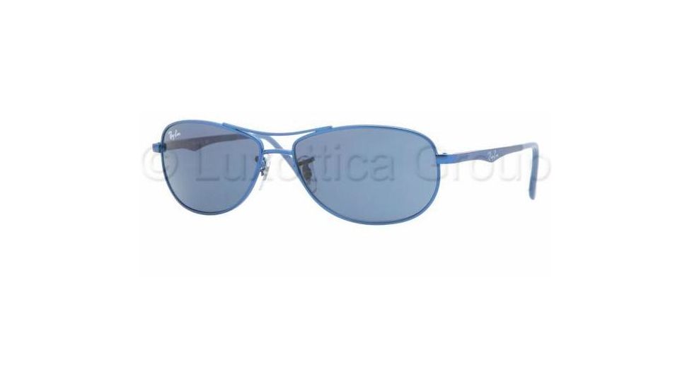 Ray-Ban RJ9528S Bifocal Prescription Sunglasses RJ9528S-235-80-5213 - Lens Diameter: 52 mm, Frame Color: Metallized Blue