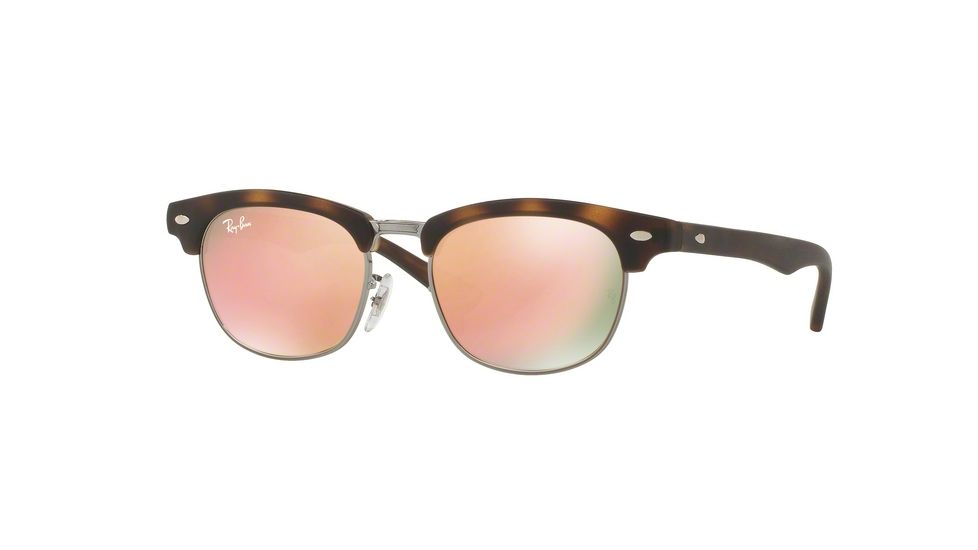 Ray-Ban Junior Bifocal Sunglasses RJ9050S for Kids with Lined Bi-Focal Rx Prescription Lenses RJ9050S-70182Y-47 - Lens Diameter 47 mm, Frame Color Matte Havana