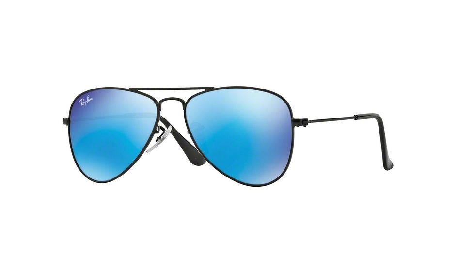 Ray-Ban Junior Prescription Sunglasses RJ9506S for Kids RJ9506S-201-55-50 - Lens Diameter 50 mm, Frame Color Matte Black