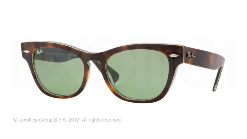 Ray-Ban LARAMIE RB4169 Progressive Prescription Sunglasses RB4169-107314-53 - Lens Diameter 53 mm, Lens Diameter 53 mm, Frame Color Havana On Texture