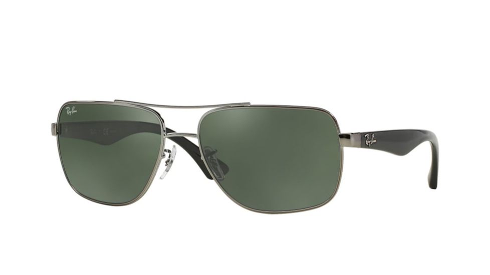 Ray-Ban RB3483 Progressive Prescription Sunglasses RB3483-004-71-60 - Lens Diameter 60 mm, Frame Color Gunmetal
