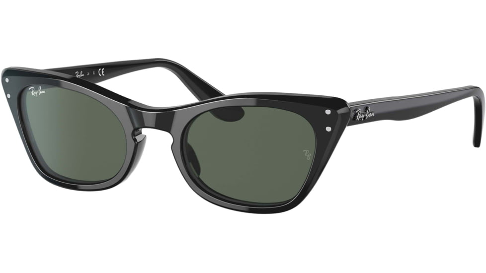 Ray-Ban Miss Burbank RJ9099S Sunglasses, Dark Green Lenses, Black, 43, RJ9099S-100-71-43
