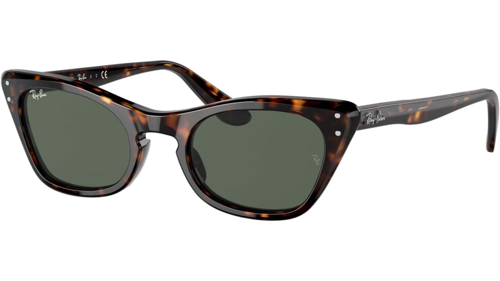 Ray-Ban Miss Burbank RJ9099S Sunglasses, Dark Green Lenses, Havana, 43, RJ9099S-710271-43