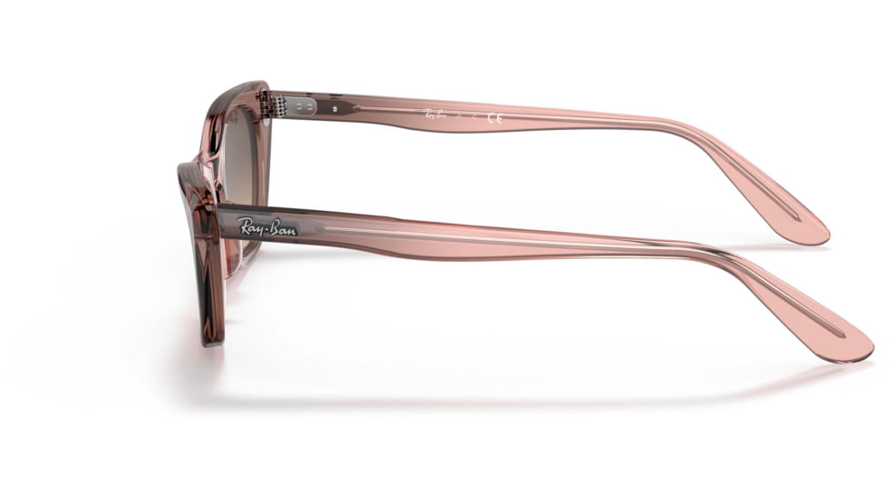 Ray-Ban Miss Burbank RJ9099S Sunglasses, Light Yellow Gradient Grey Lenses, Brown Gradient Rose, 43, RJ9099S-71062Q-43