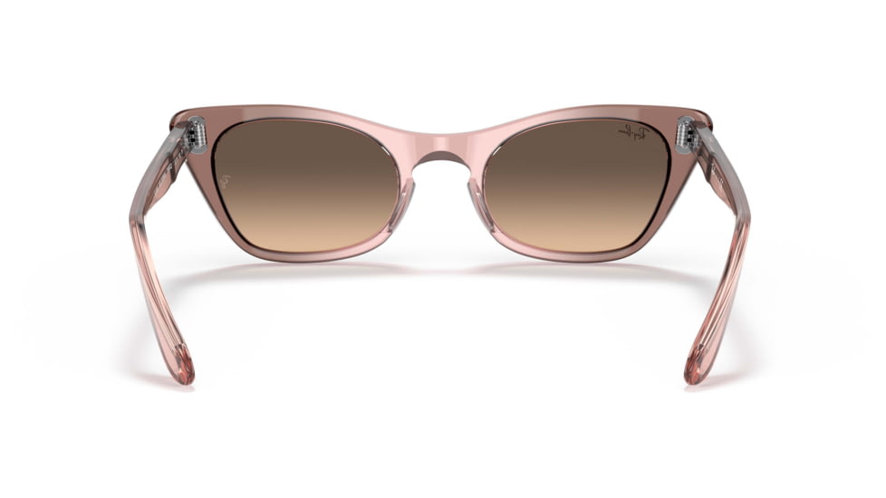 Ray-Ban Miss Burbank RJ9099S Sunglasses, Light Yellow Gradient Grey Lenses, Brown Gradient Rose, 43, RJ9099S-71062Q-43
