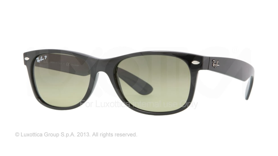 Ray-Ban New Wayfarer Prescription Sunglasses RB2132 RB2132-901-76-52 - Lens Diameter 52 mm, Frame Color Black