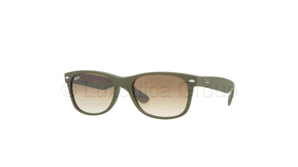 Ray-Ban RB2132 SV Prescription Sunglasses - Camo Green Rubber Frame / 55 mm Prescription Lenses, 812-51-5518