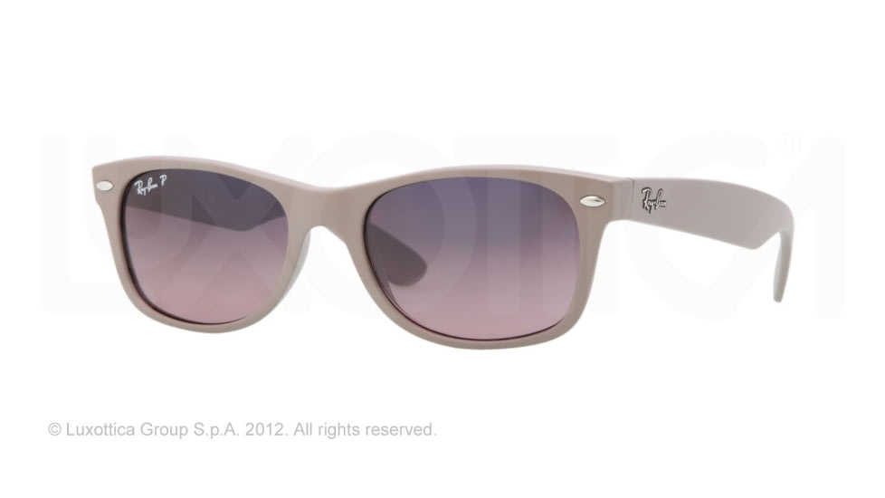 Ray-Ban New Wayfarer Prescription Sunglasses RB2132 RB2132-886-77-52 - Lens Diameter 52 mm, Frame Color Matte Beige