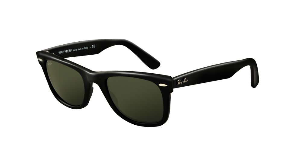Ray-Ban RB2140 Progressive Sunglasses - Black Crystal Green Frame / 54 mm Prescription Lenses, 901-5418