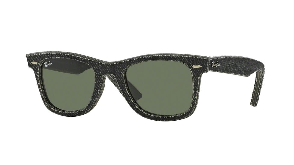 Ray-Ban Original Wayfarer RB2140 Sunglasses with No-Line Progressive Rx Prescription Lenses RB2140-1162-50 - Lens Diameter 50 mm, Frame Color Jeans Black