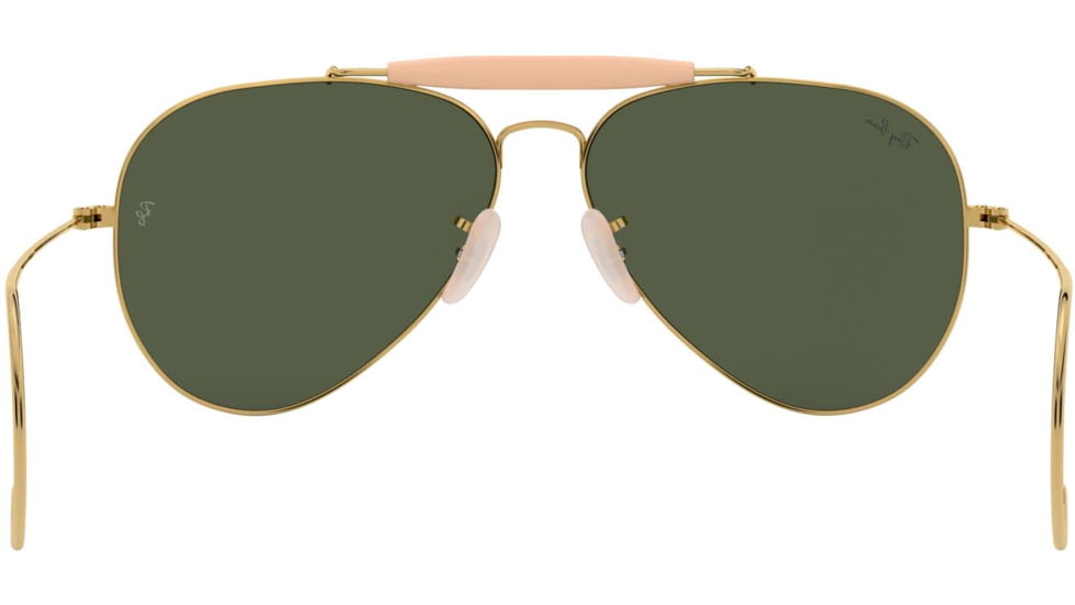 Ray-Ban Outdoorsman Sunglasses, Arista Frame, Crystal Green Lens, 58, L0216-5814