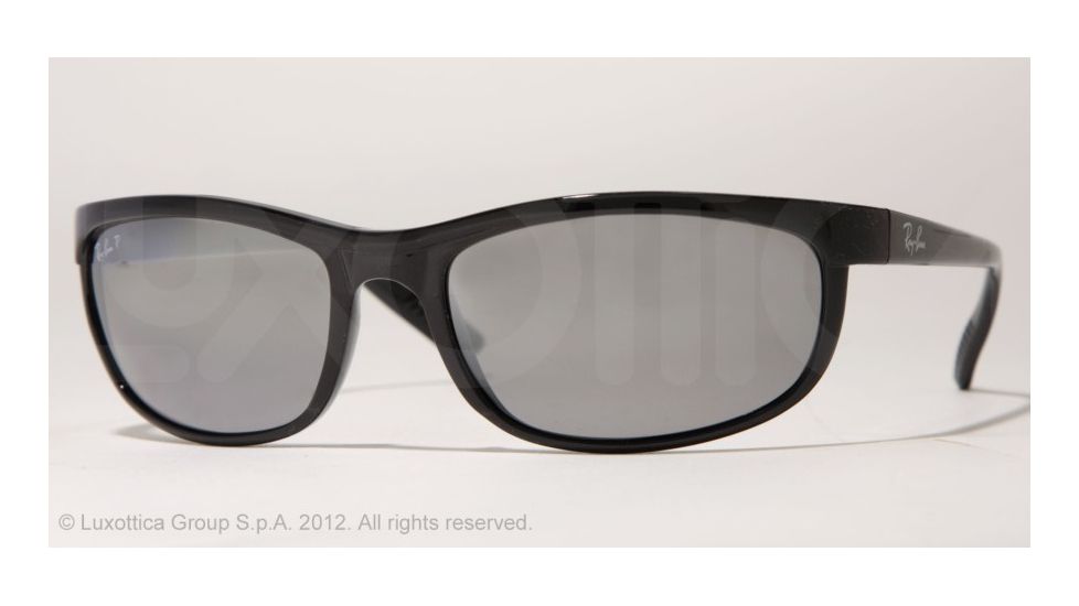 Ray-Ban Predator 2 Bifocal Sunglasses RB2027 with Lined Bi-Focal Rx Prescription Lenses RB2027-601-82-62 - Lens Diameter 62 mm, Frame Color Black
