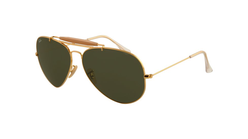 Ray-Ban RB 3029 Sunglasses Styles - L2112 Arista Frame, Crystal Green Lenses, L2112-6214