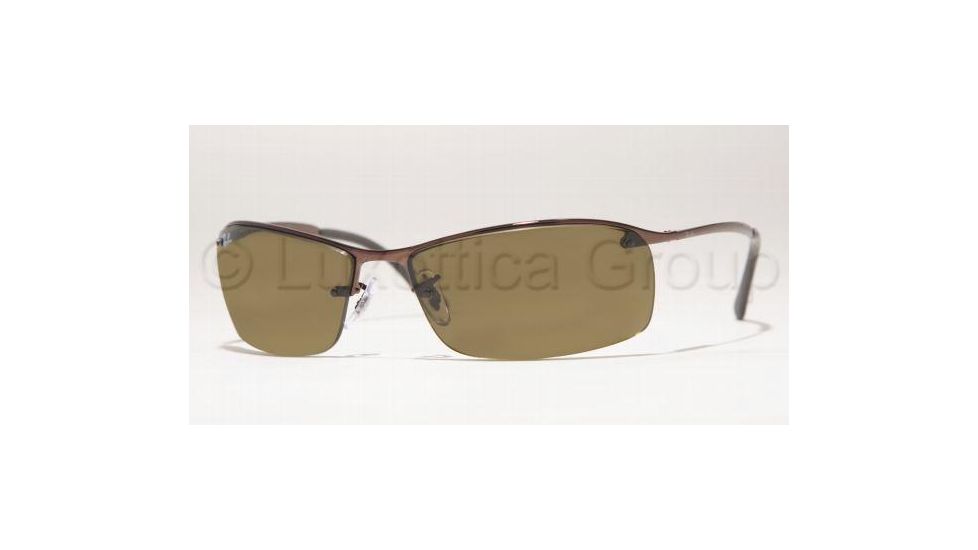 Ray-Ban RB3183 SV Prescription Sunglasses - Brown Frame / 63 mm Prescription Lenses, 014-73-6315