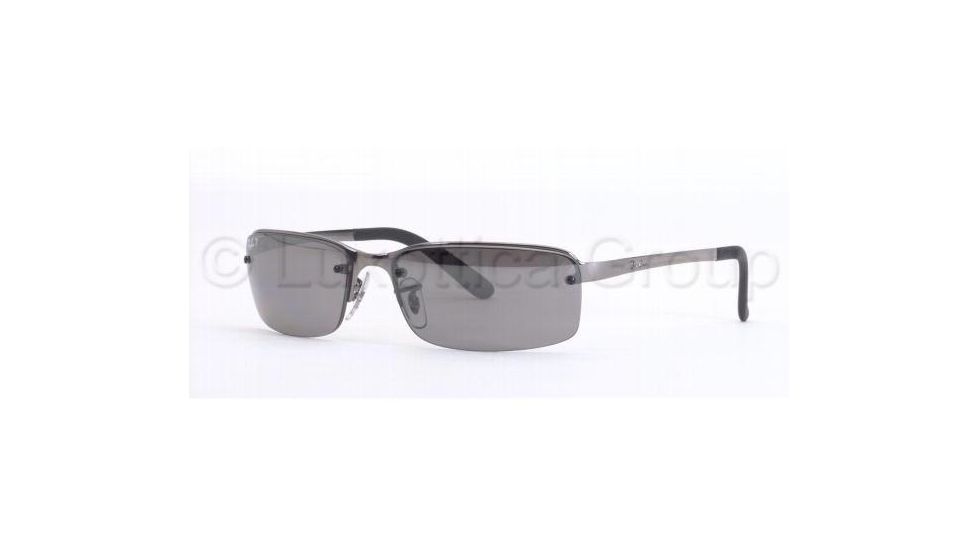 Ray-Ban RB 3217 Sunglasses Styles - Gunmetal Frame / Polarized Gray Mirror Silver Grad. 58 mm Diameter Lenses, 004-82-5815