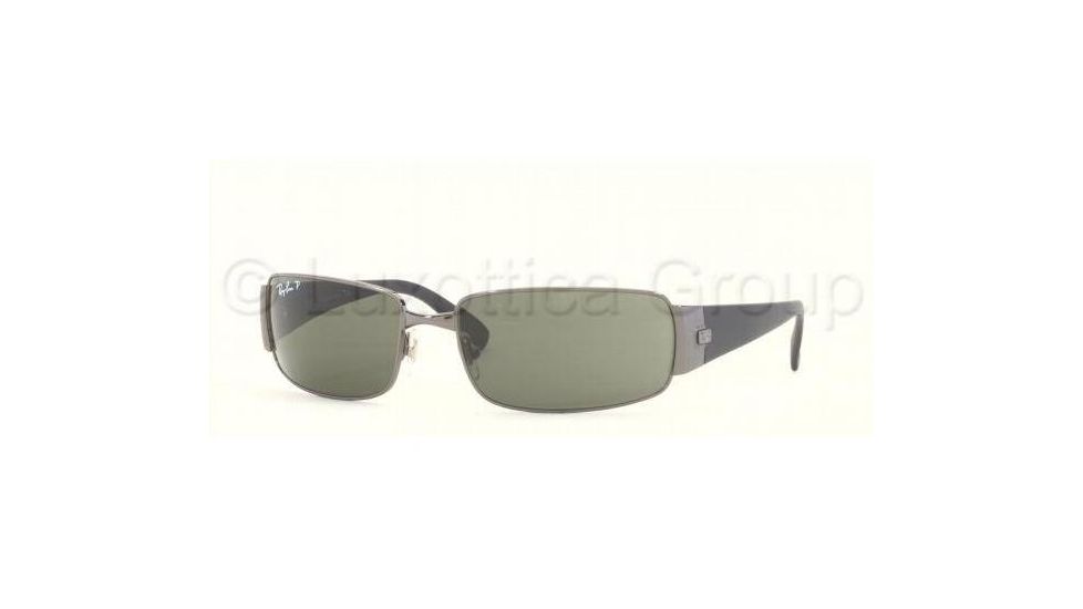 Ray-Ban RB3237 Sunglasses with No-Line Progressive Rx Prescription Lenses RB3237-004-58-6017 - Lens Diameter: 60 mm, Frame Color: Gunmetal