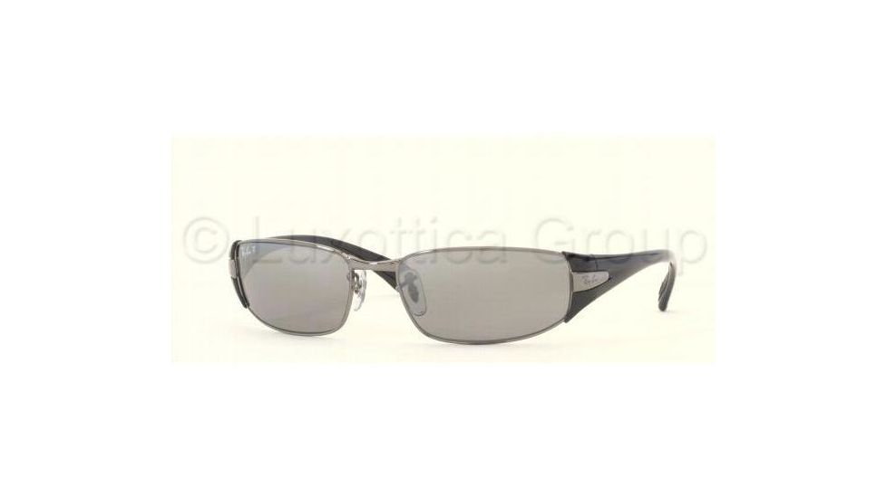 Ray-Ban RB3261 Sunglasses with No-Line Progressive Rx Prescription Lenses RB3261-004-82-5817 - Lens Diameter: 58 mm, Frame Color: Gunmetal