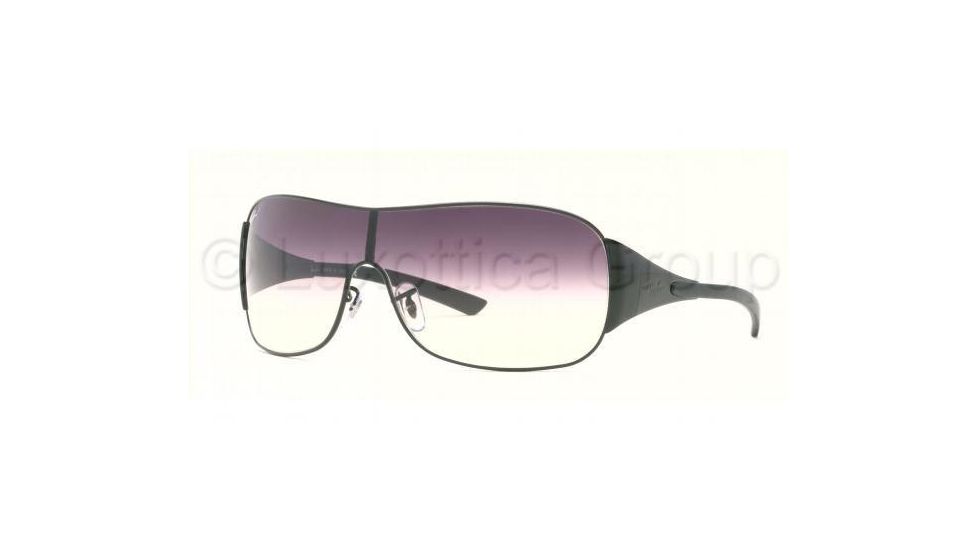 Ray-Ban RB 3321 Sunglasses Styles - Black Frame / Gray Gradient Lenses, 002-8G-0133