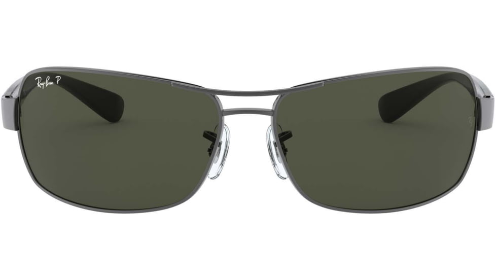 Ray-Ban RB 3379 Sunglasses Styles - Gunmetal Frame / Crystal Green Polarized Lenses, 004-58-6415
