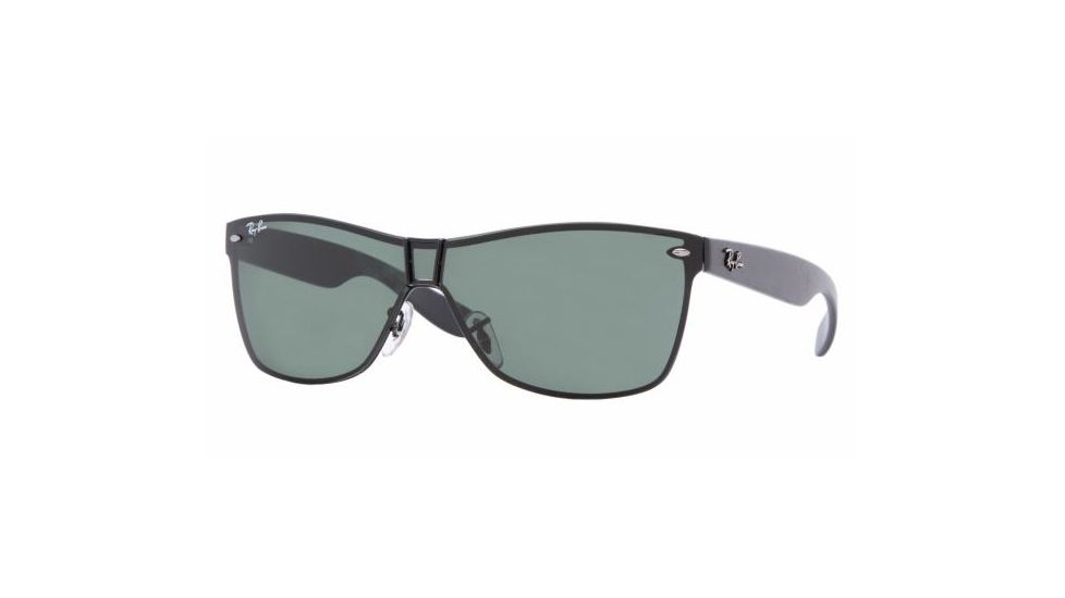 Ray-Ban RB 3384 Sunglasses Styles Matte Black Frame / Green Lenses, 006-71-0133
